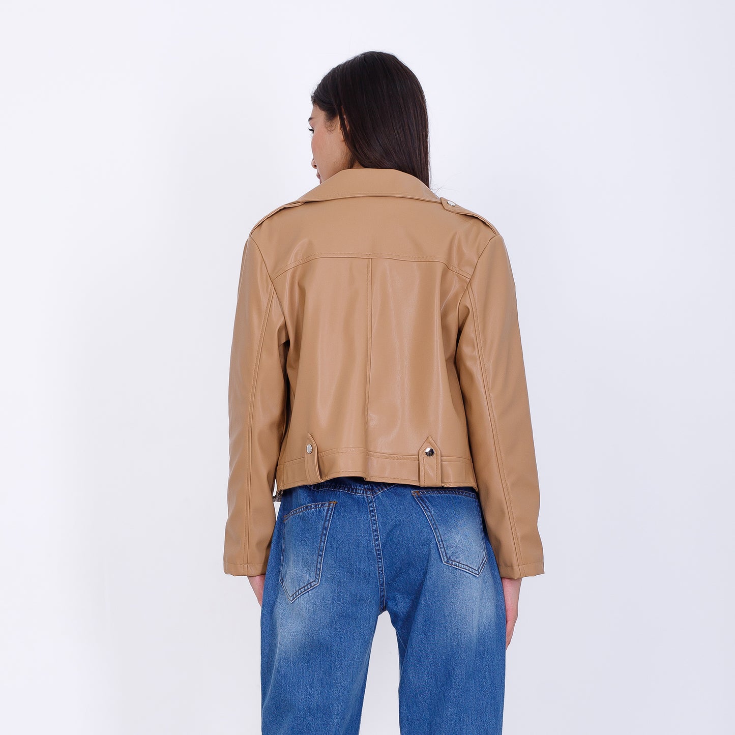 Cafš? Casual Leather Jacket