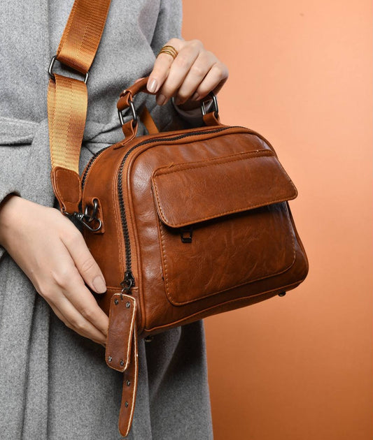 Havana Leather Crossbody Bag