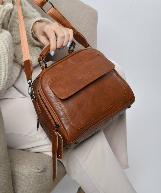 Havana Leather Crossbody Bag