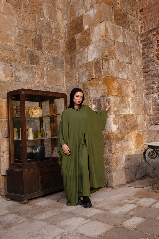 Elegant Tencel Abaya