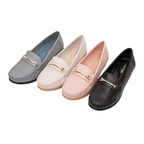 حذاء موكاسين بكعب مسطح