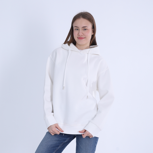 هودي ميلتون ناعم أبيض اللون