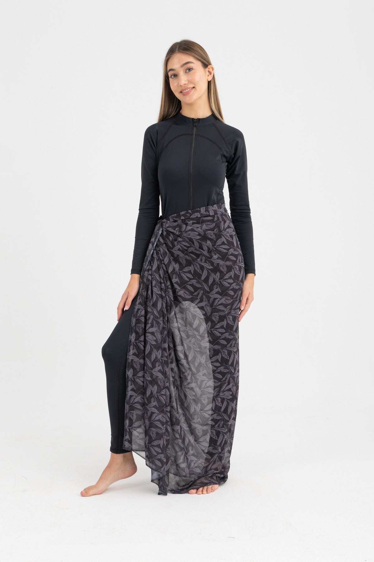 Junglow Chiffon Wrap Skirt