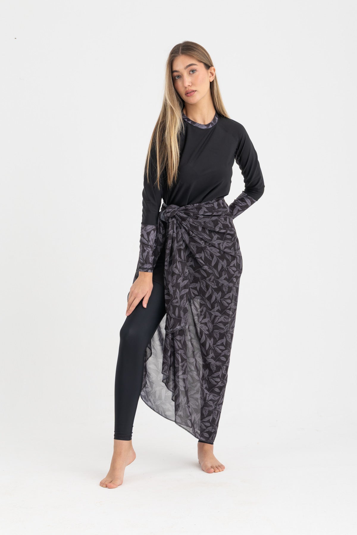 Junglow Chiffon Wrap Skirt