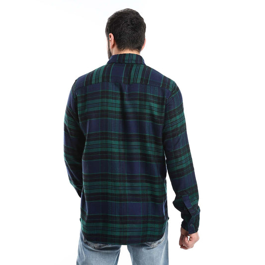 Casual Checkered Shirt - قميص كاجوال كاروهات