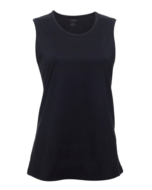 Sleeveless Crew Neck T-Shirt