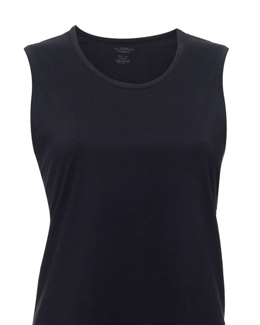 Sleeveless Crew Neck T-Shirt
