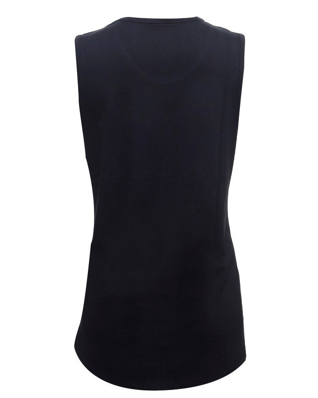 Sleeveless Crew Neck T-Shirt