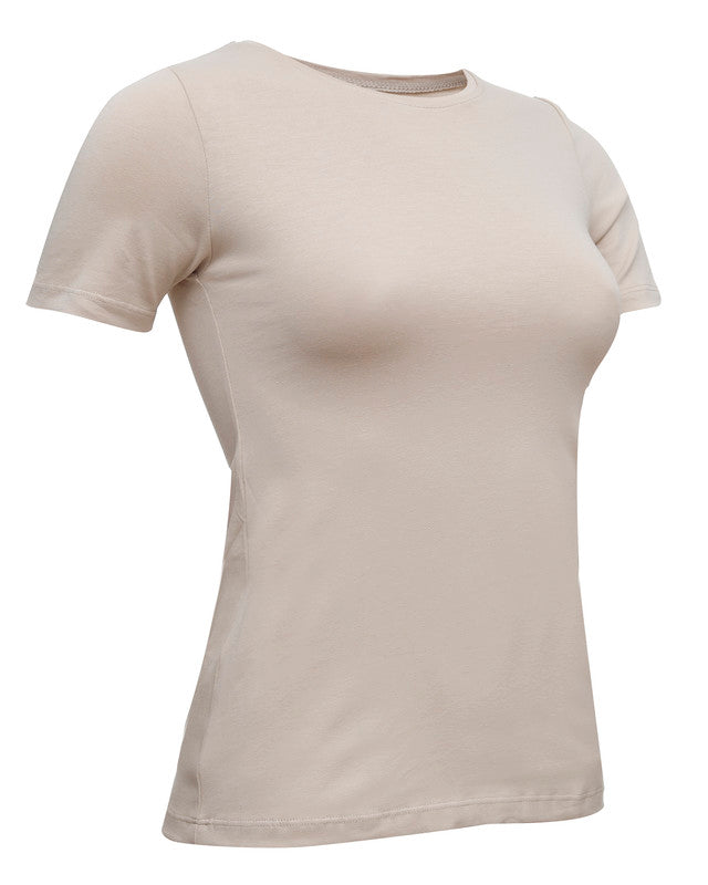 Round Neck Short Sleeves Top