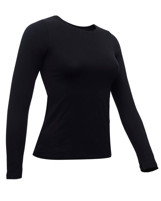 Round Neck Long Sleeve Top