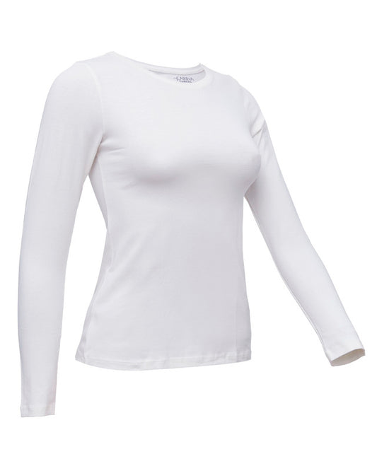 Round Neck Long Sleeve Top