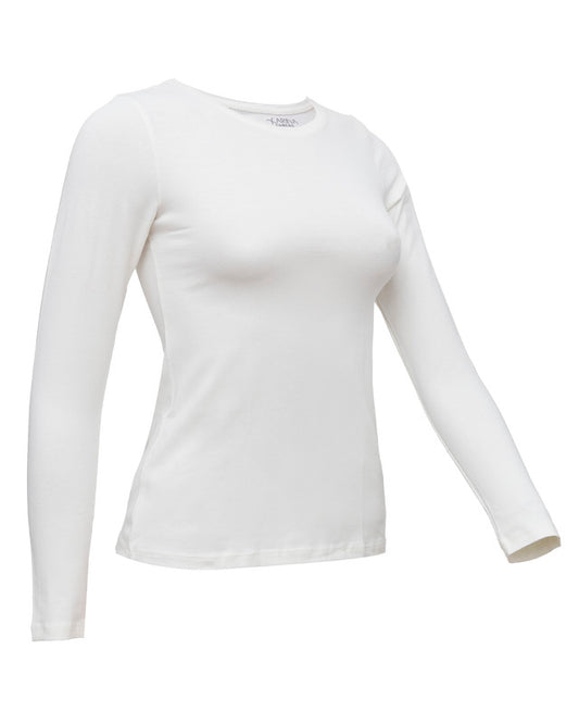 Round Neck Long Sleeve Top