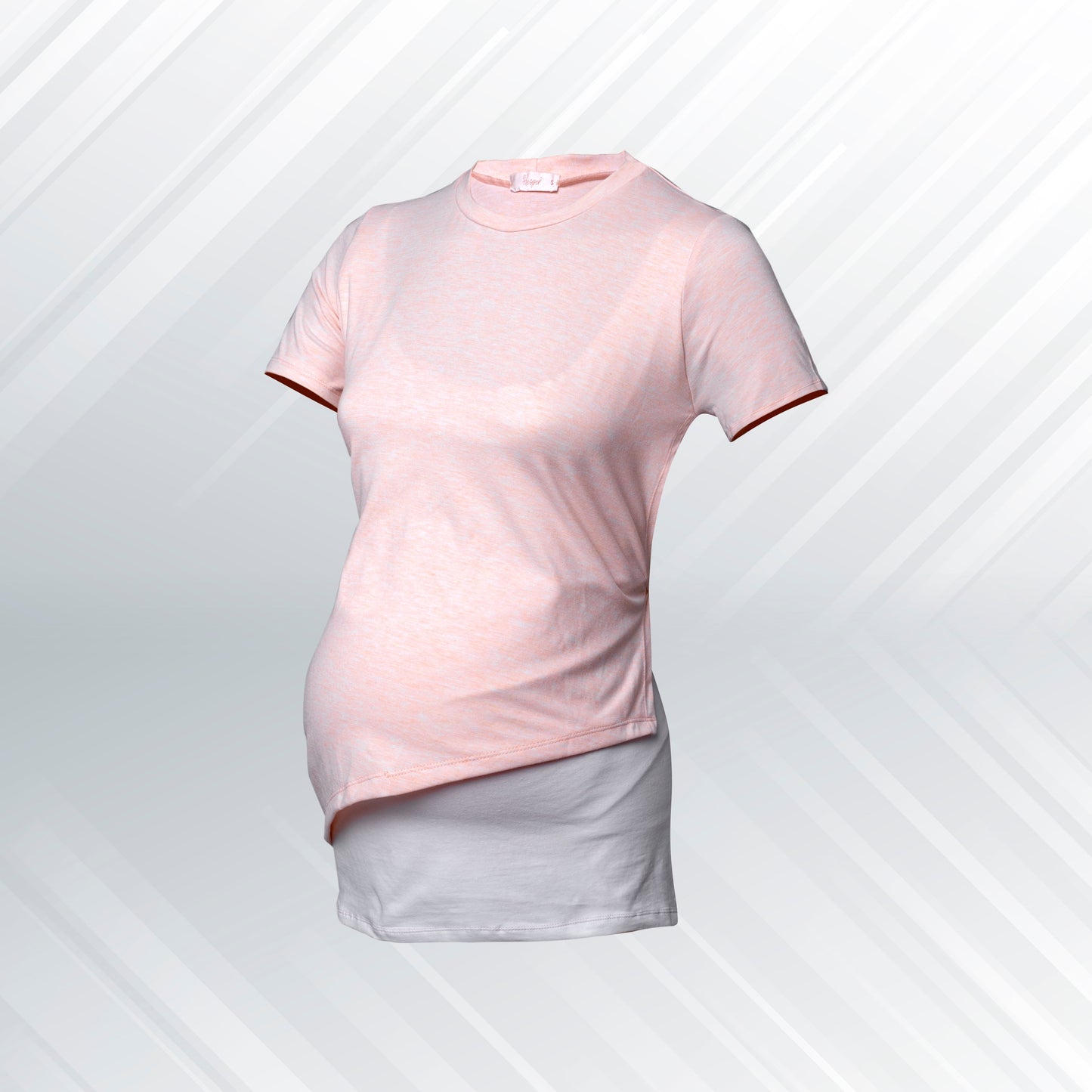Side Diagonal Nursing T-Shirt