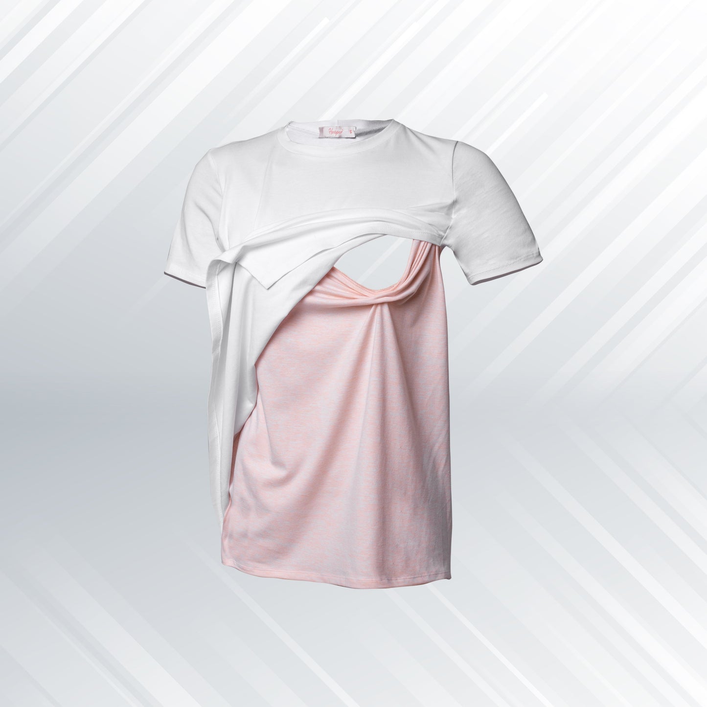 Side Diagonal Nursing T-Shirt