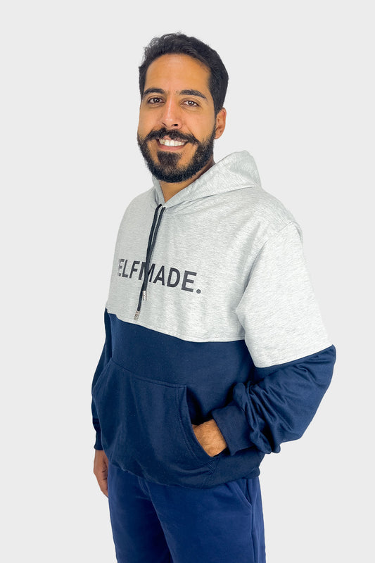 Gray Long Sleeve Hoodie