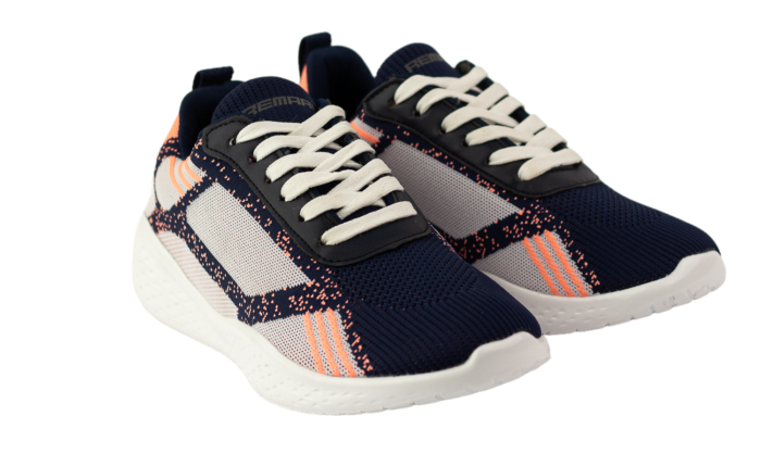 Remark Roys Navy Sports Lace-up Sneakers - حذاء رياضي ريمارك رويز أزرق داكن برباط
