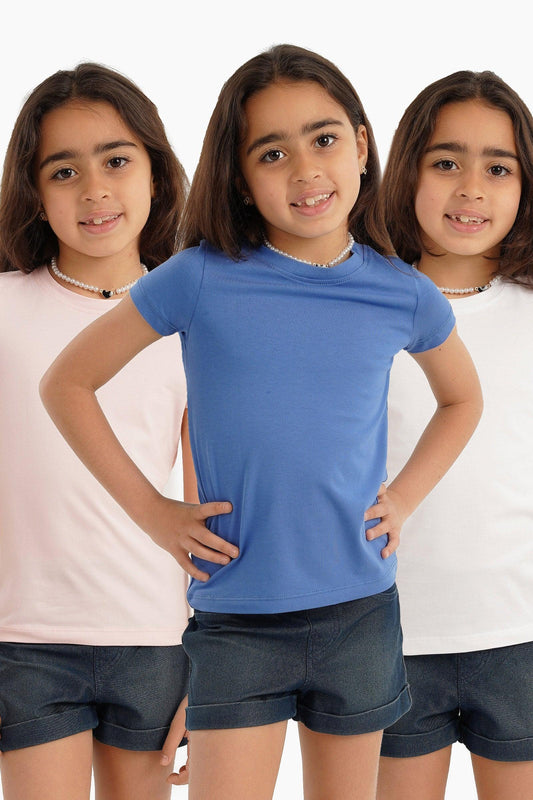 Pack of 3 Girly Short Sleeves Top - Carina - ??’????????ñ??�ÿ??ƒ?ÿ????