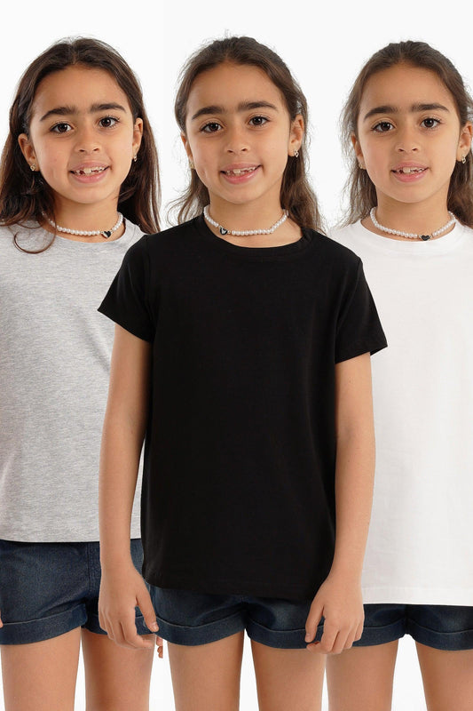 Pack of 3 Girly Short Sleeves Top - Carina - ??’????????ñ??�ÿ??ƒ?ÿ????