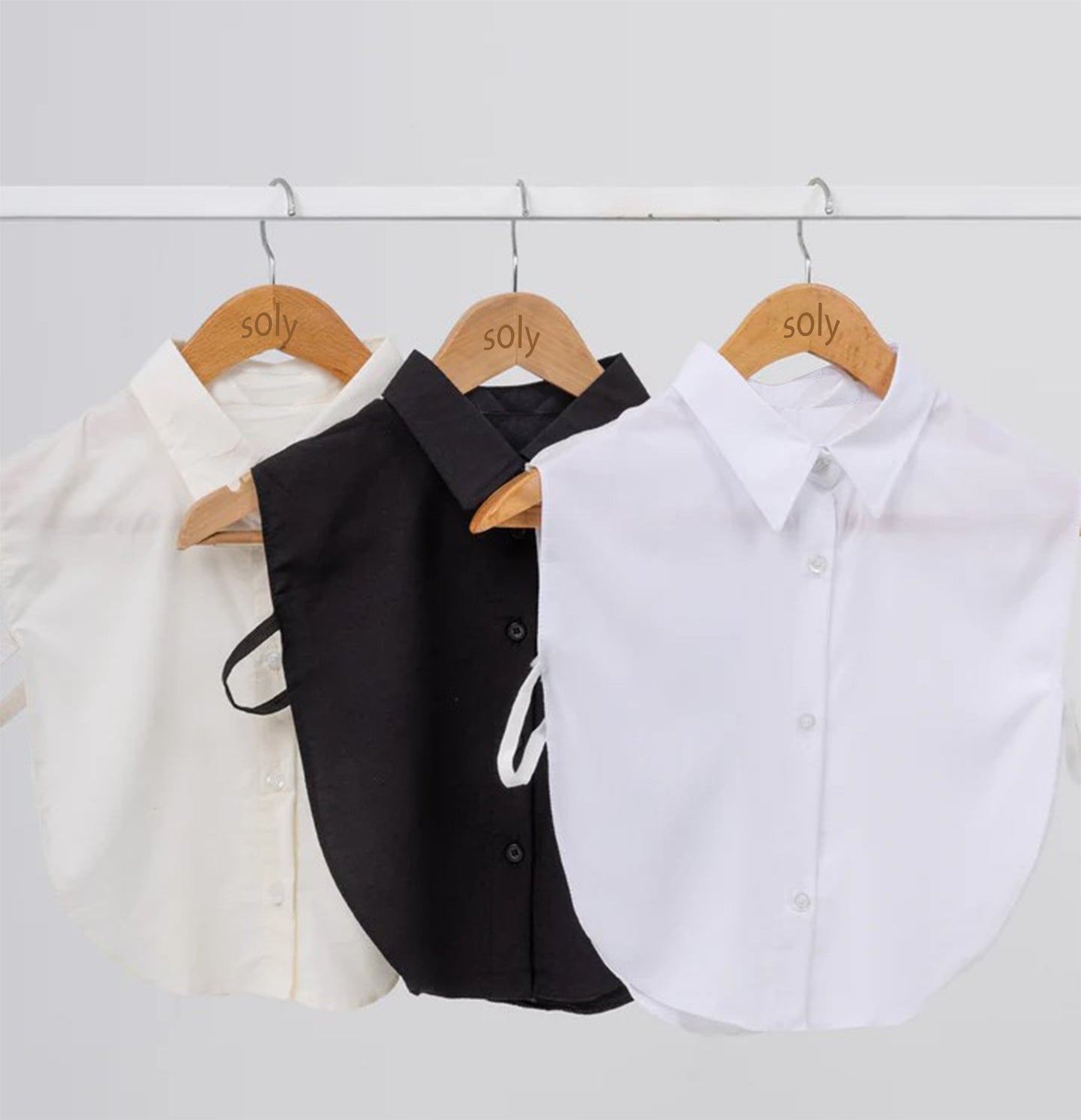 White Chemise Collar