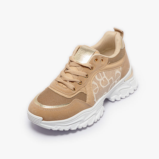 حذاء رياضي كاجوال بطبعة جانبية