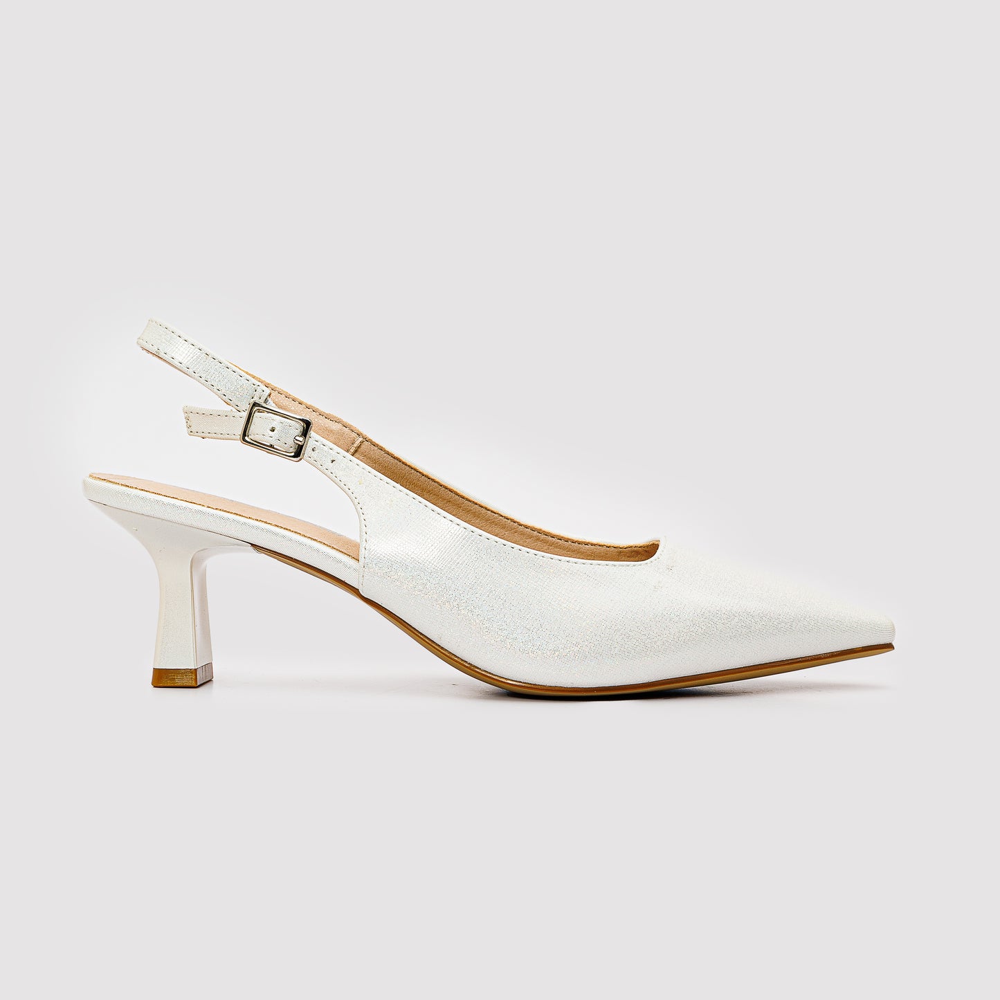 Side Buckle Heeled Shoes