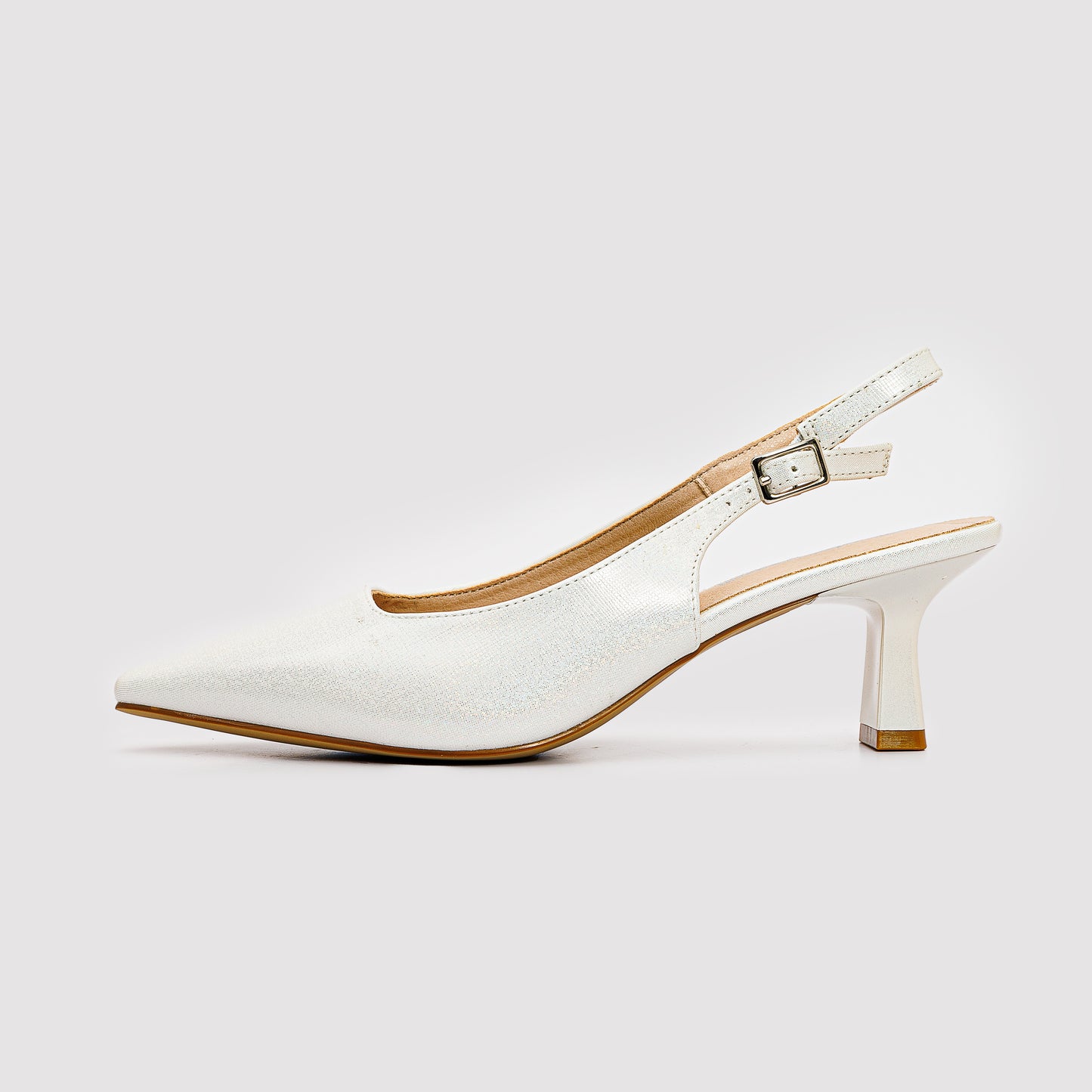 Side Buckle Heeled Shoes