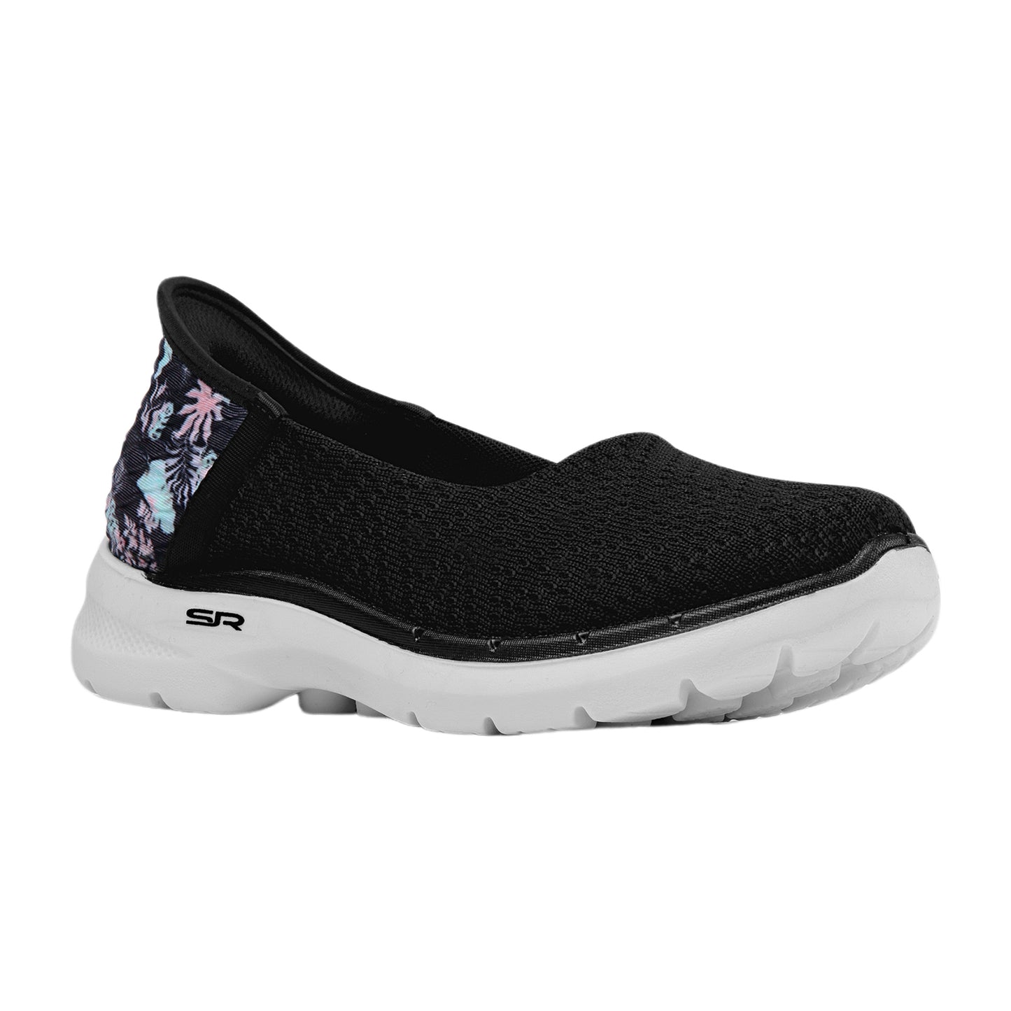 Back Floral Slip-on Sneakers