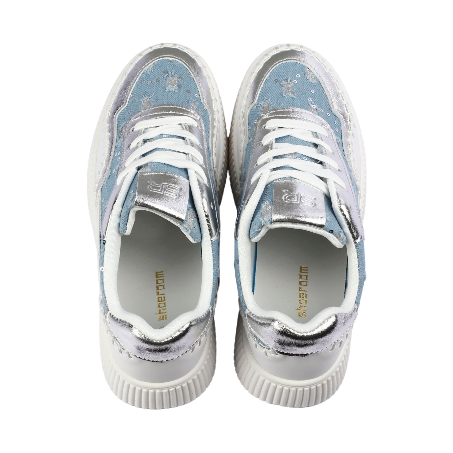 Casual Sneakers Embroidered with Sequins