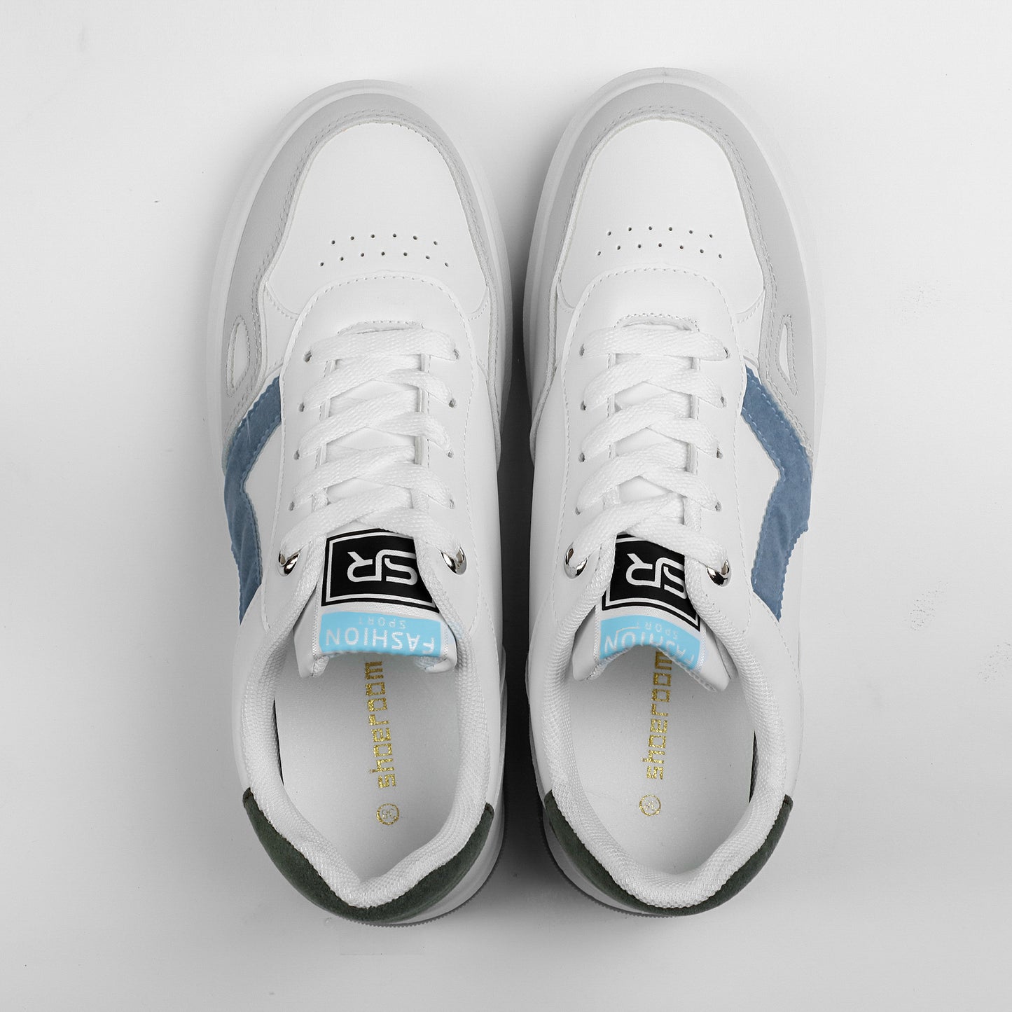 Leather Lace-up Sneakers