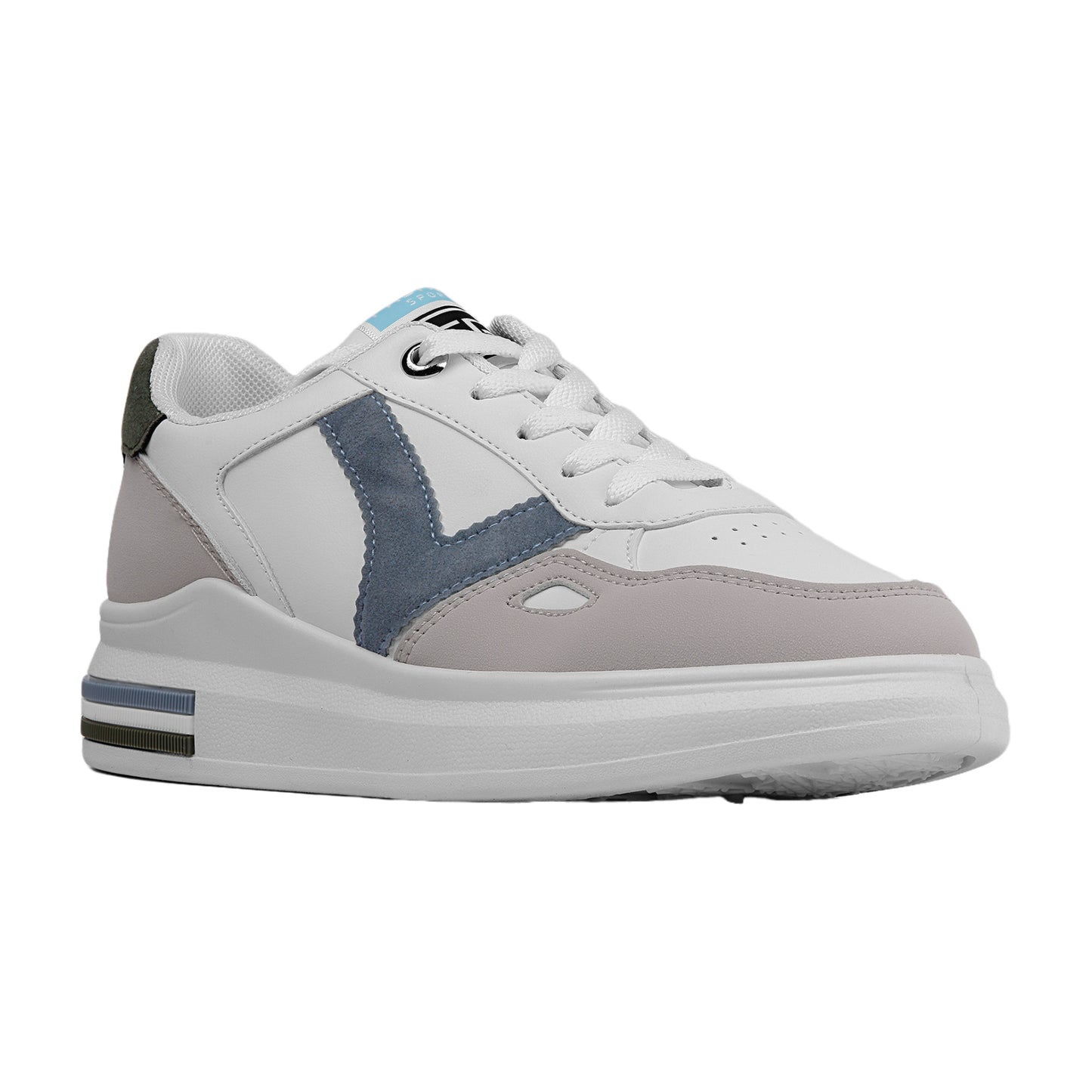 Leather Lace-up Sneakers