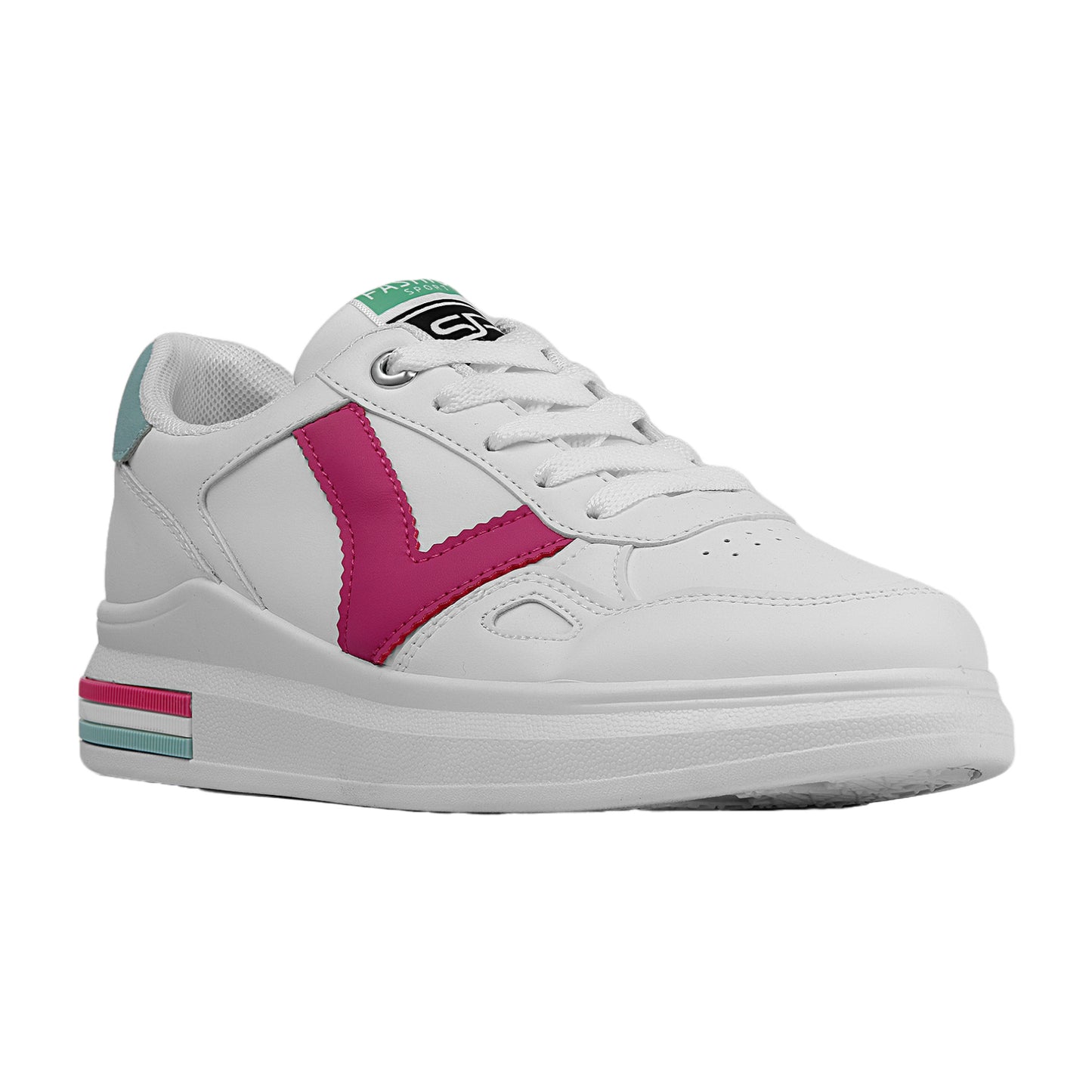 Leather Lace-up Sneakers