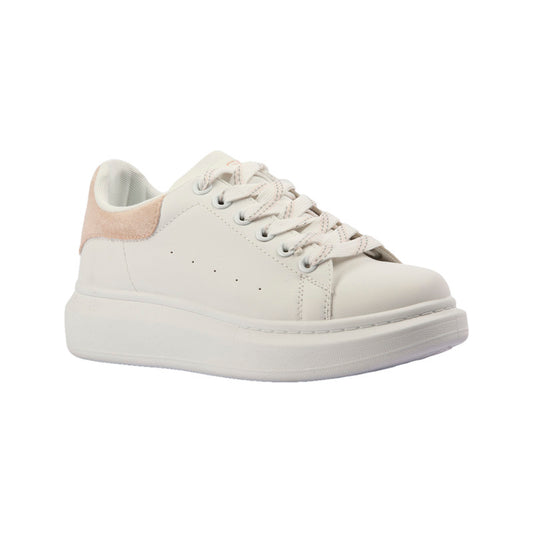 حذاء رياضي جلدي بسيط وغير رسمي