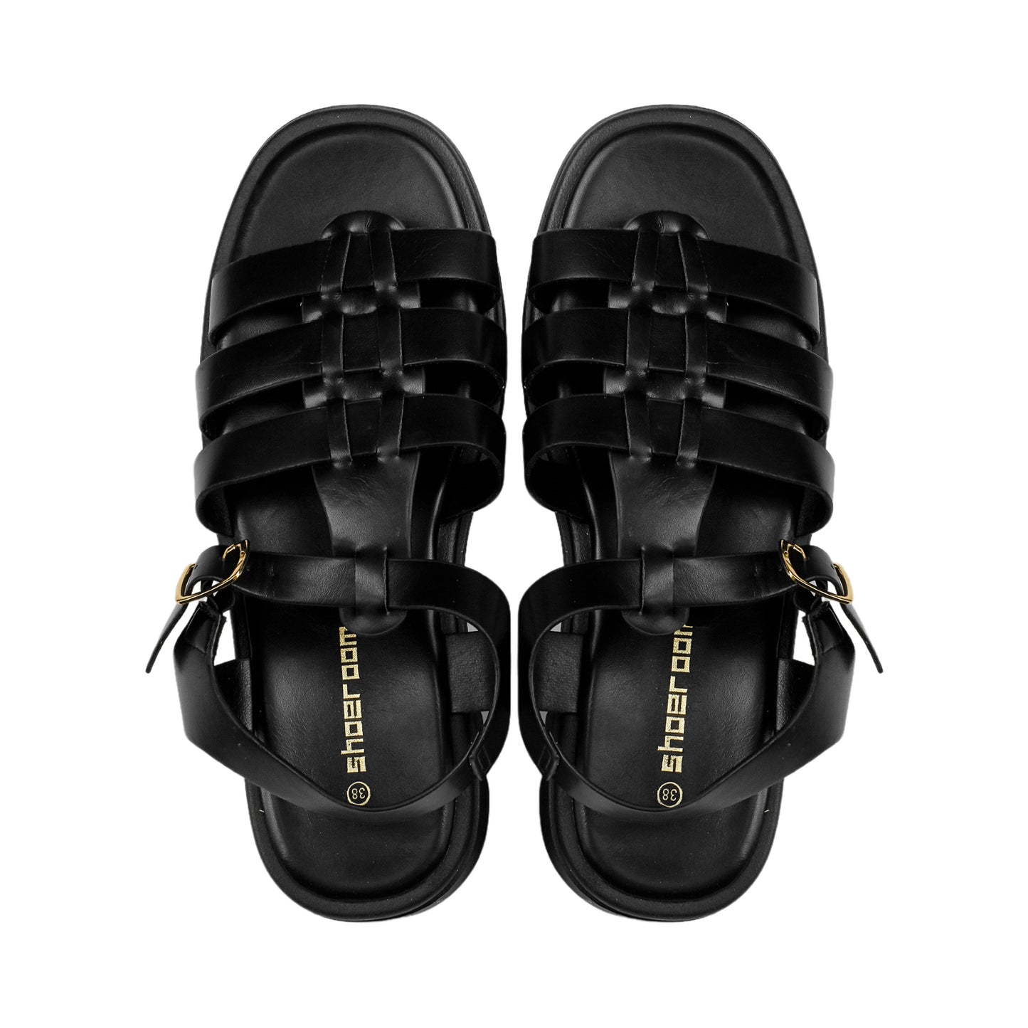 Ankle Buckle Flat Sandal