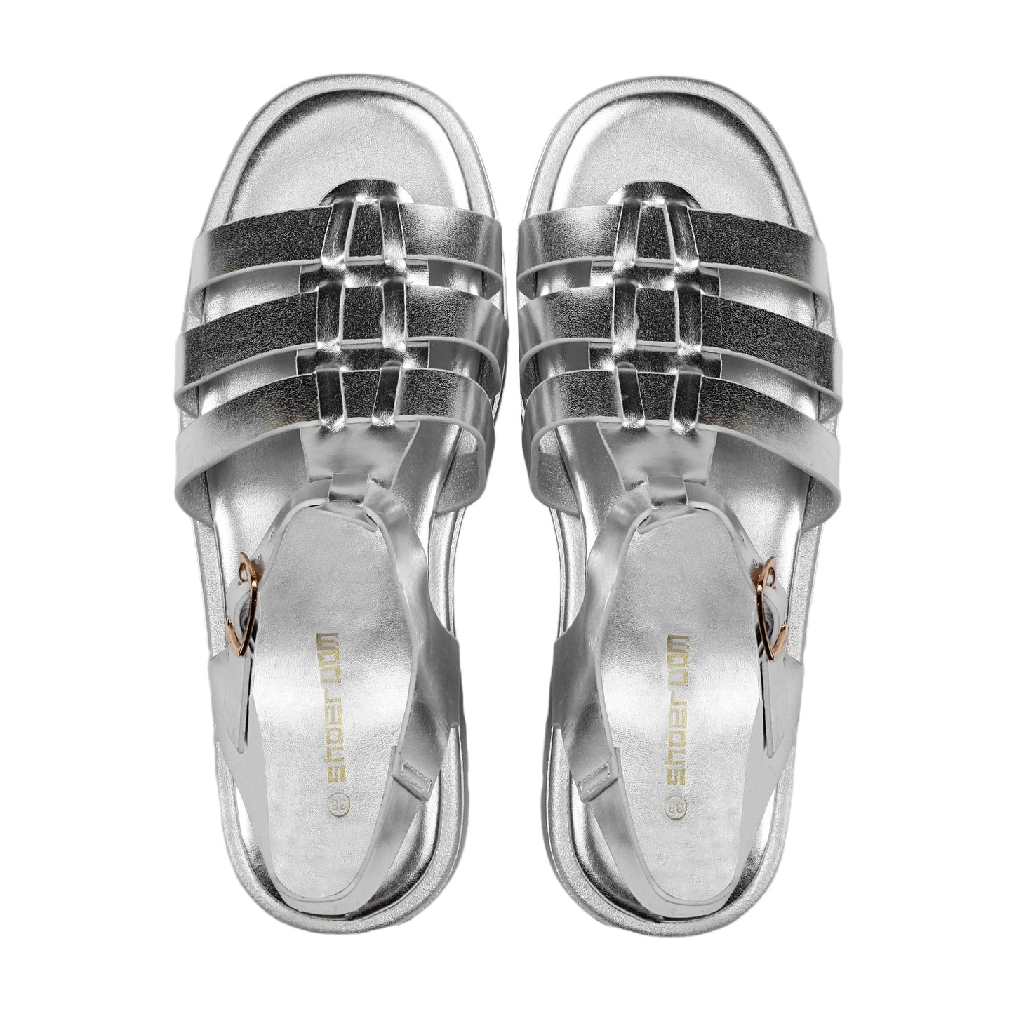 Ankle Buckle Flat Sandal