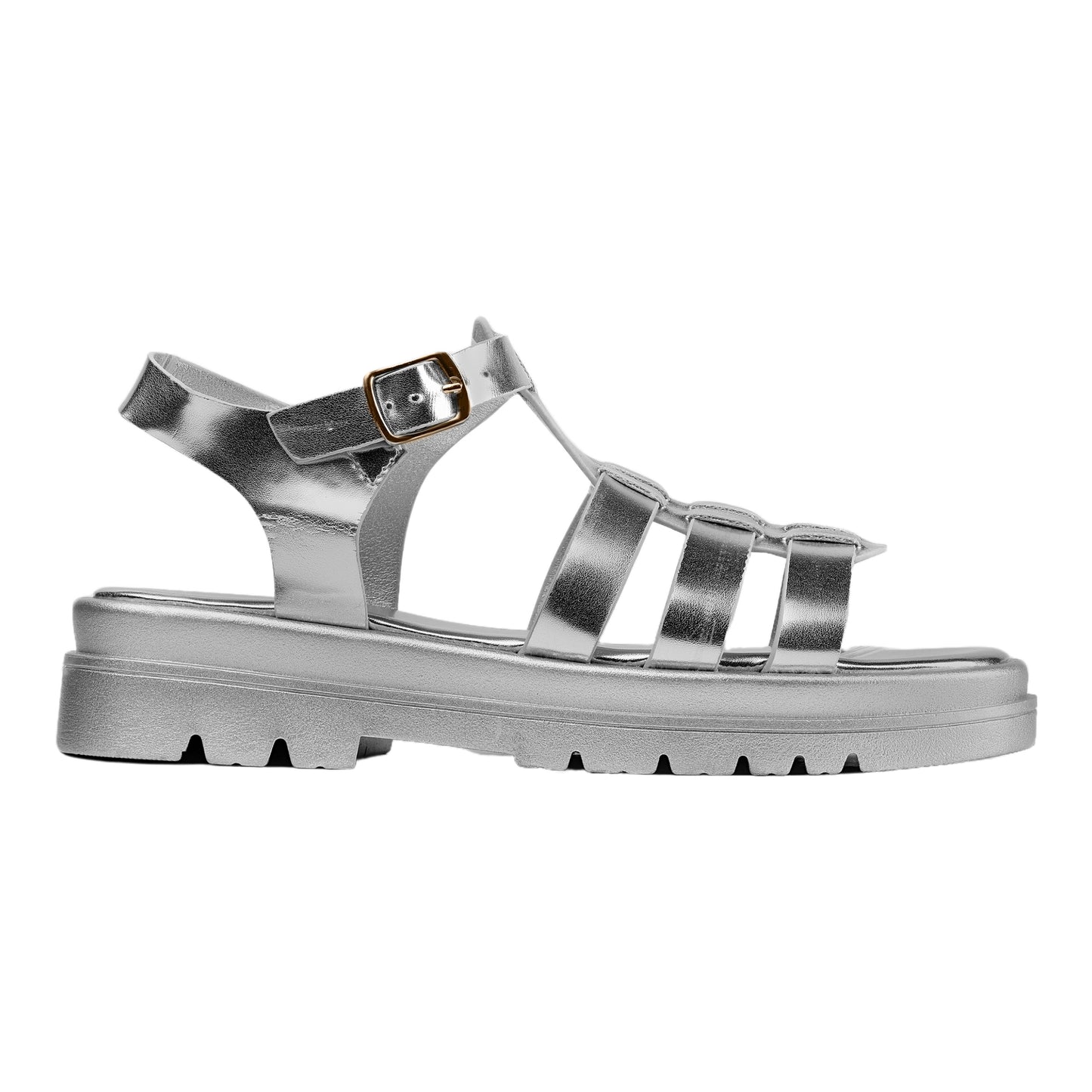 Ankle Buckle Flat Sandal