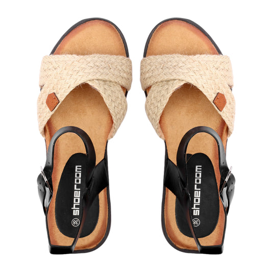 Summer Braided Burlap Sandal