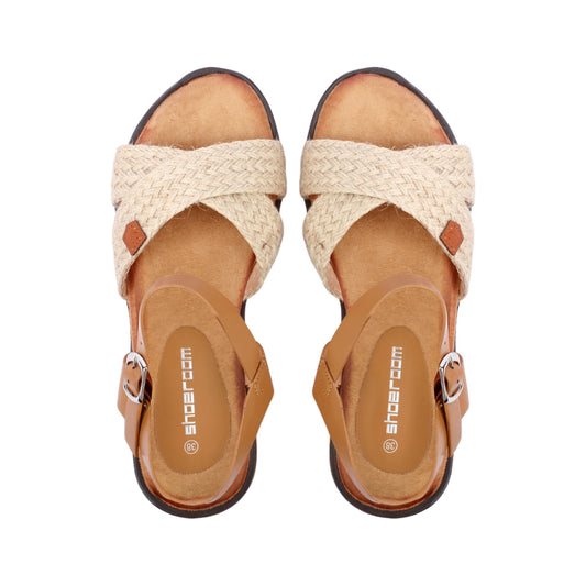 Summer Braided Burlap Sandal
