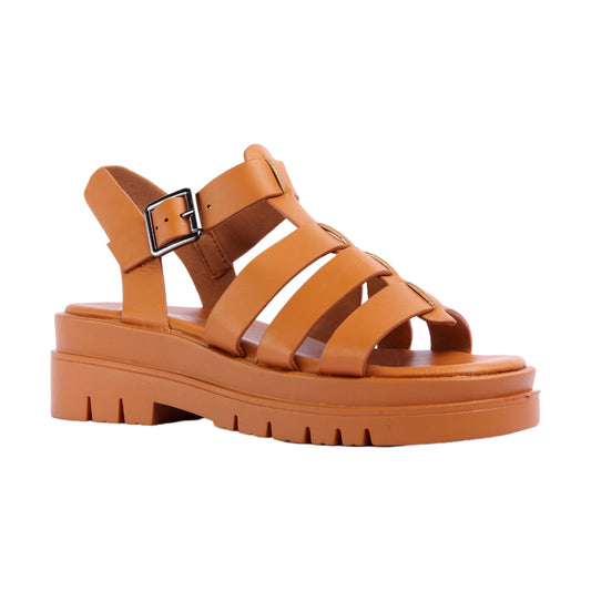 Flat Heel Sandal with Buckle