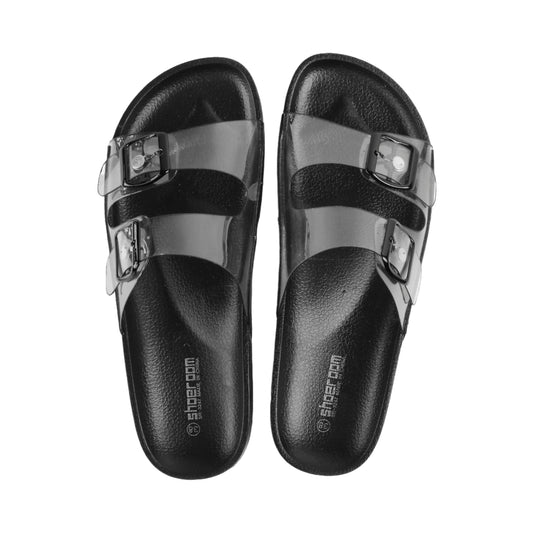 Transparent Upper Flat Slipper
