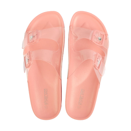 Transparent Upper Flat Slipper