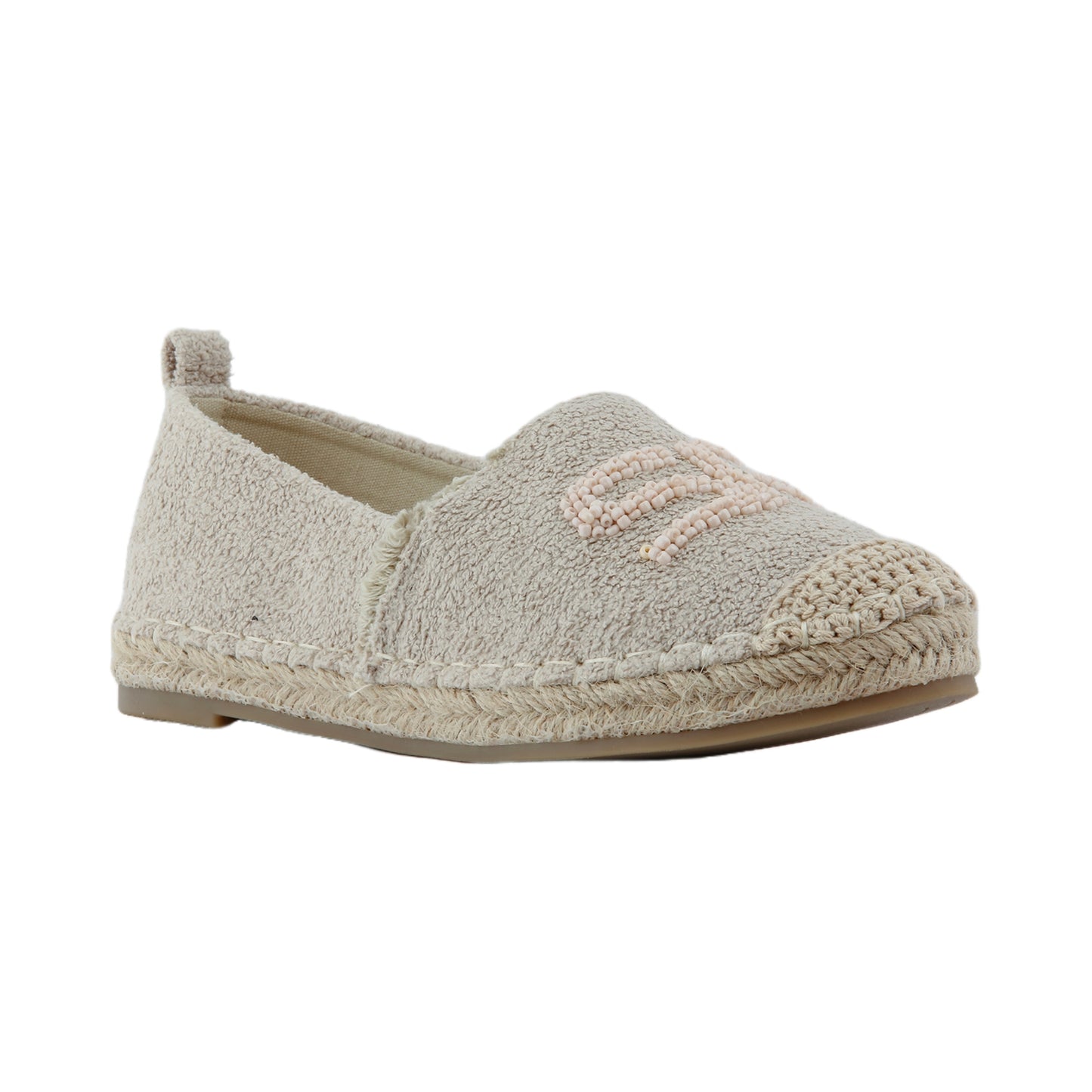 Beaded Espadrille Shoes with Fringe