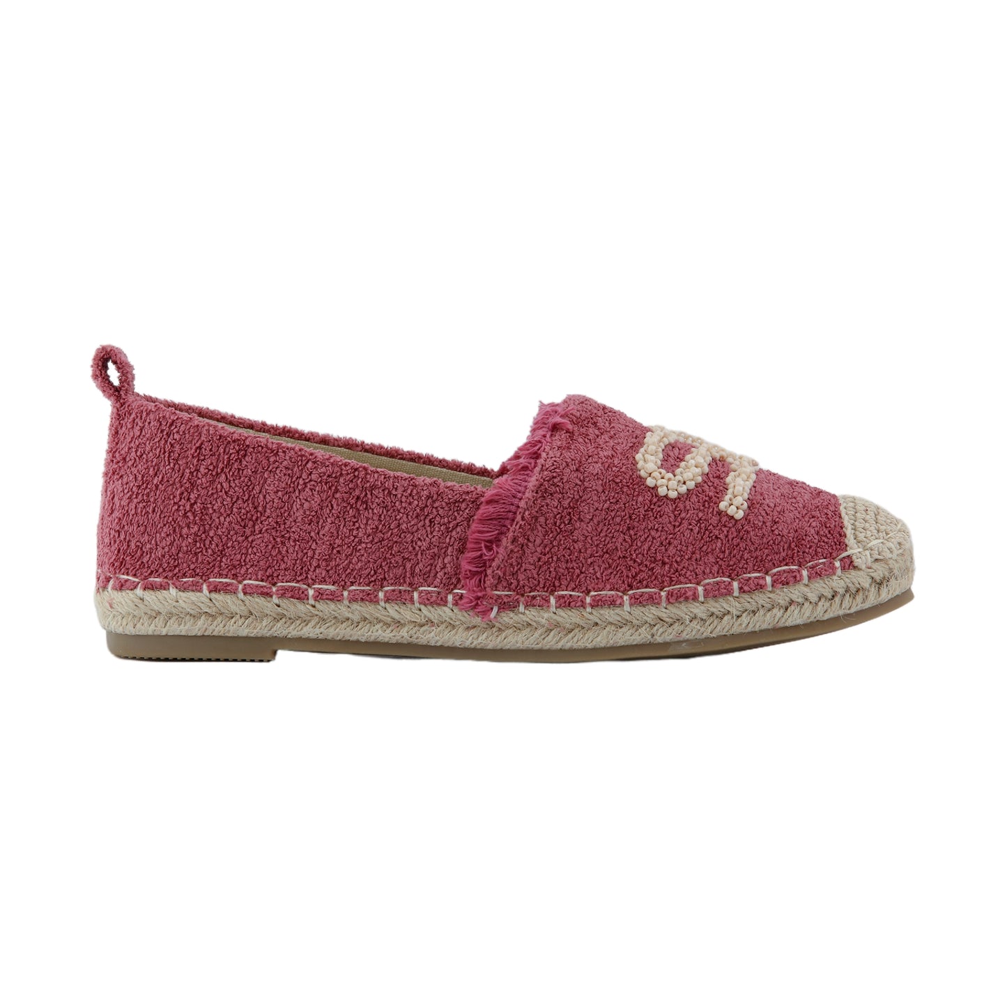 Beaded Espadrille Shoes with Fringe