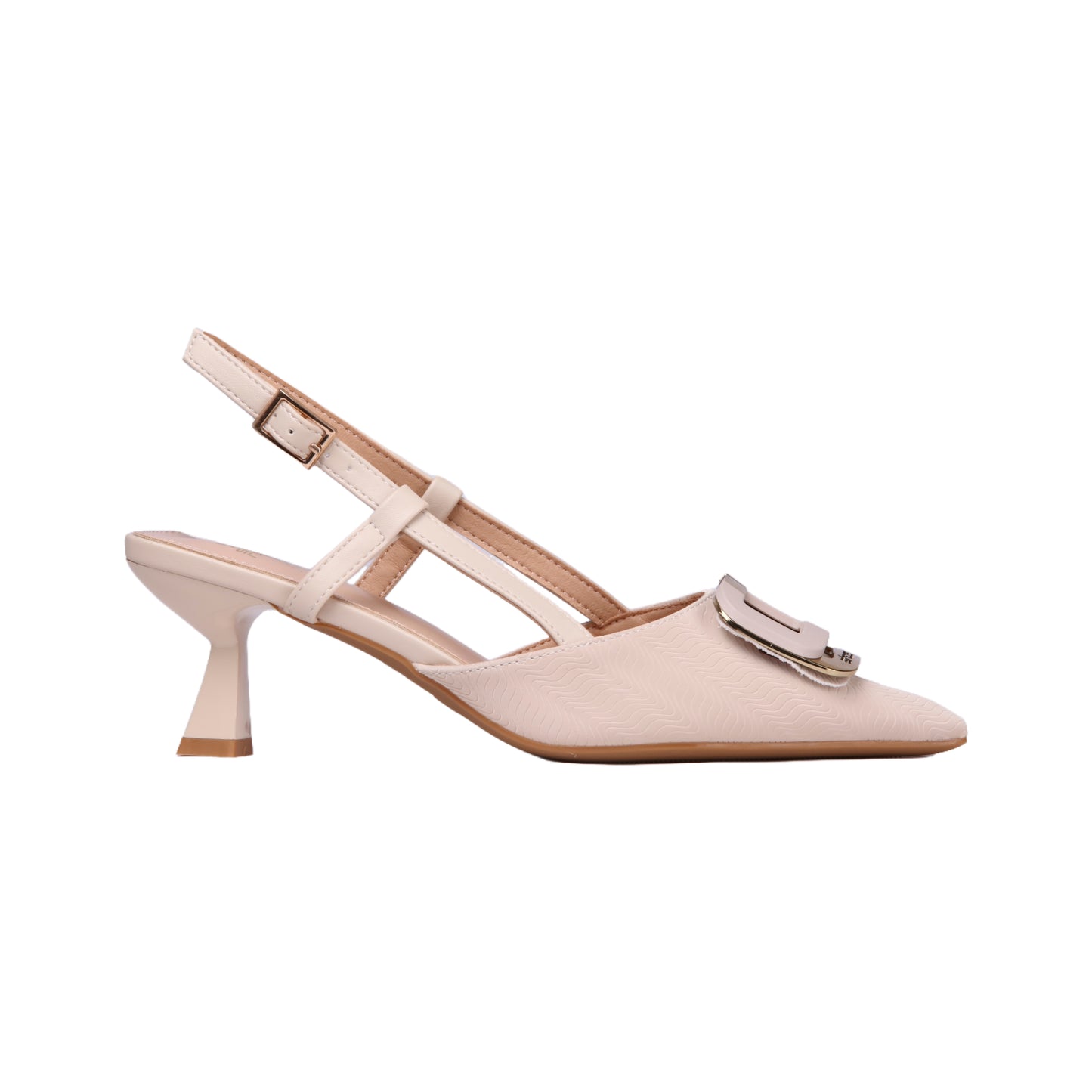 Upper Detailing Slingback High Heels