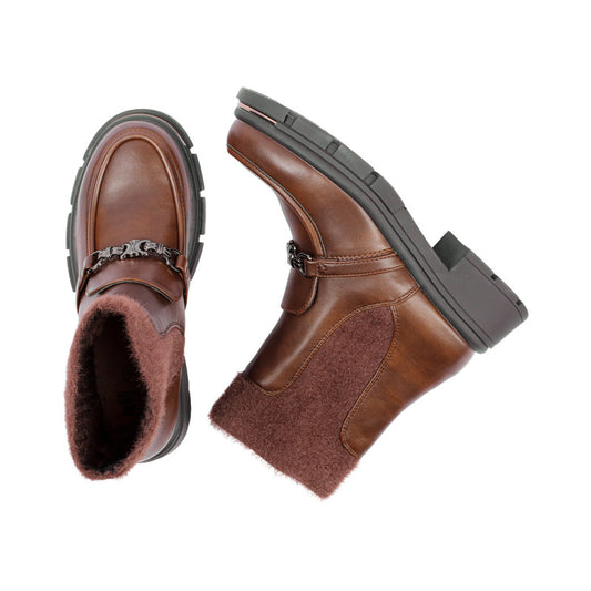 حذاء نصفي كلاسيكي مبطن