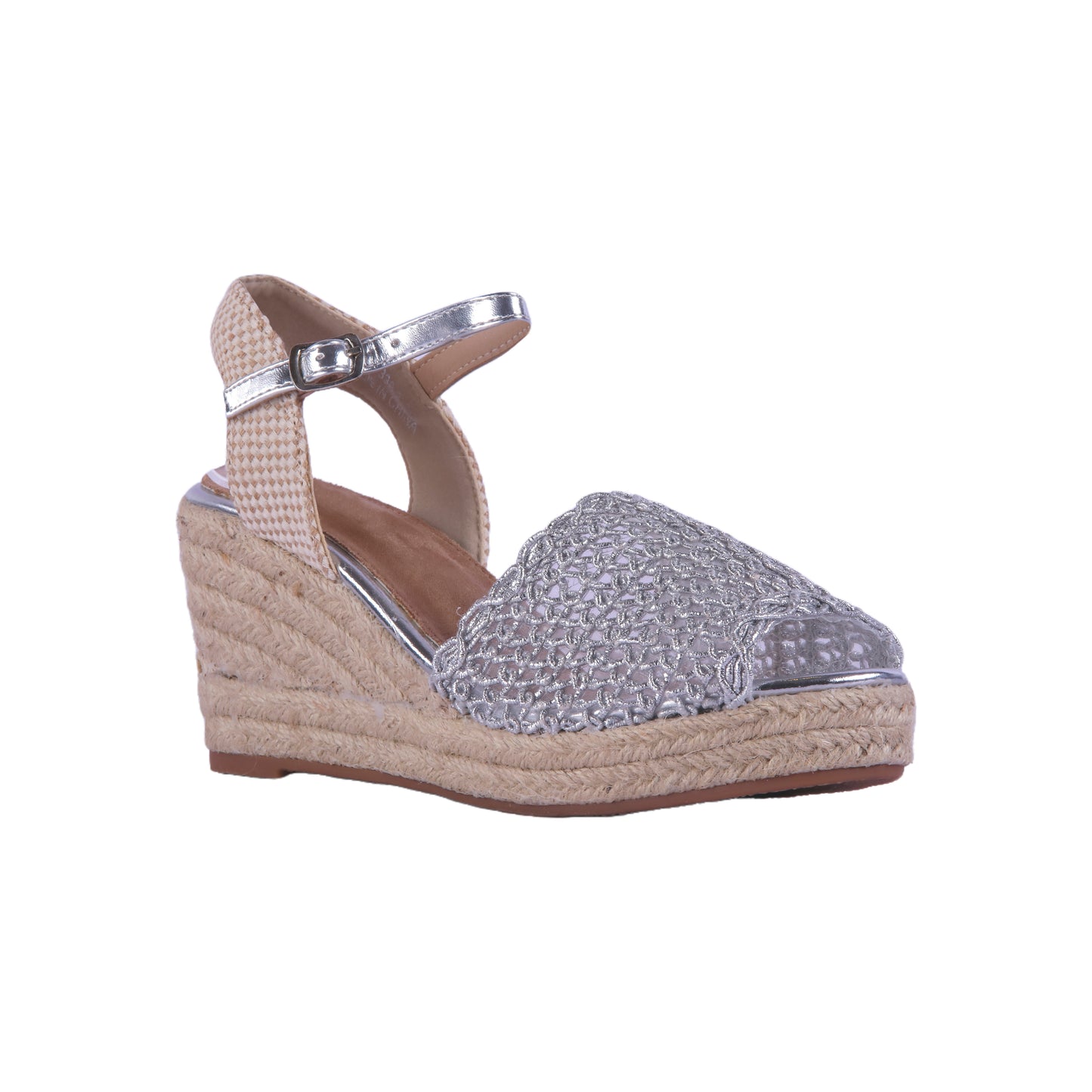 Shiny Sandal with Wedge Heels