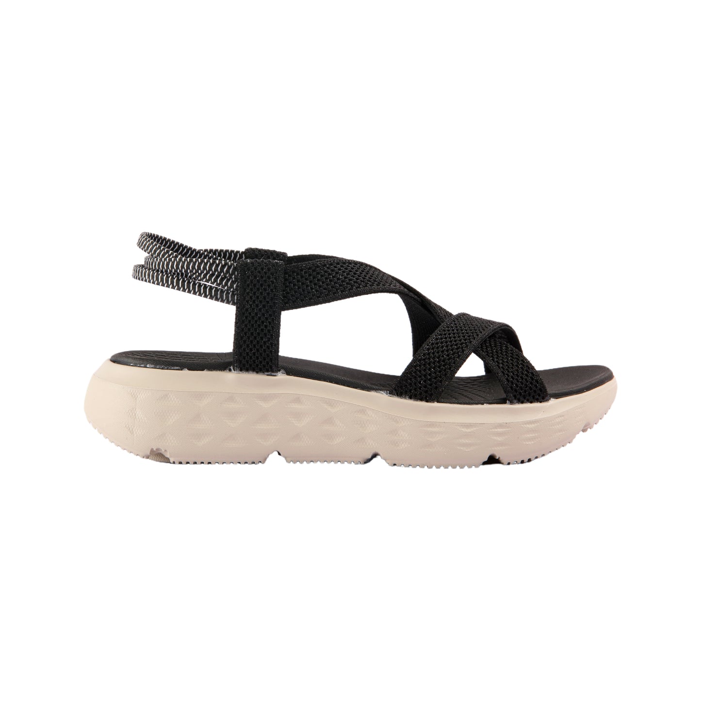 Elastic Ankle Criss Cross Sandal