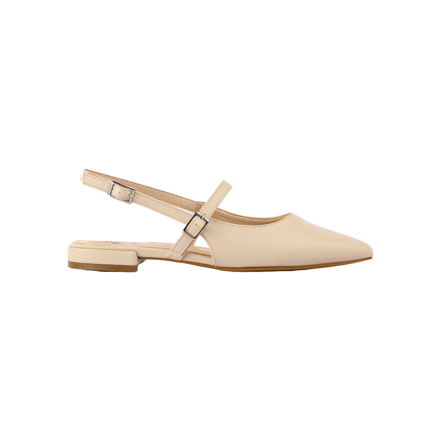 Double Buckle Slingback Shoes
