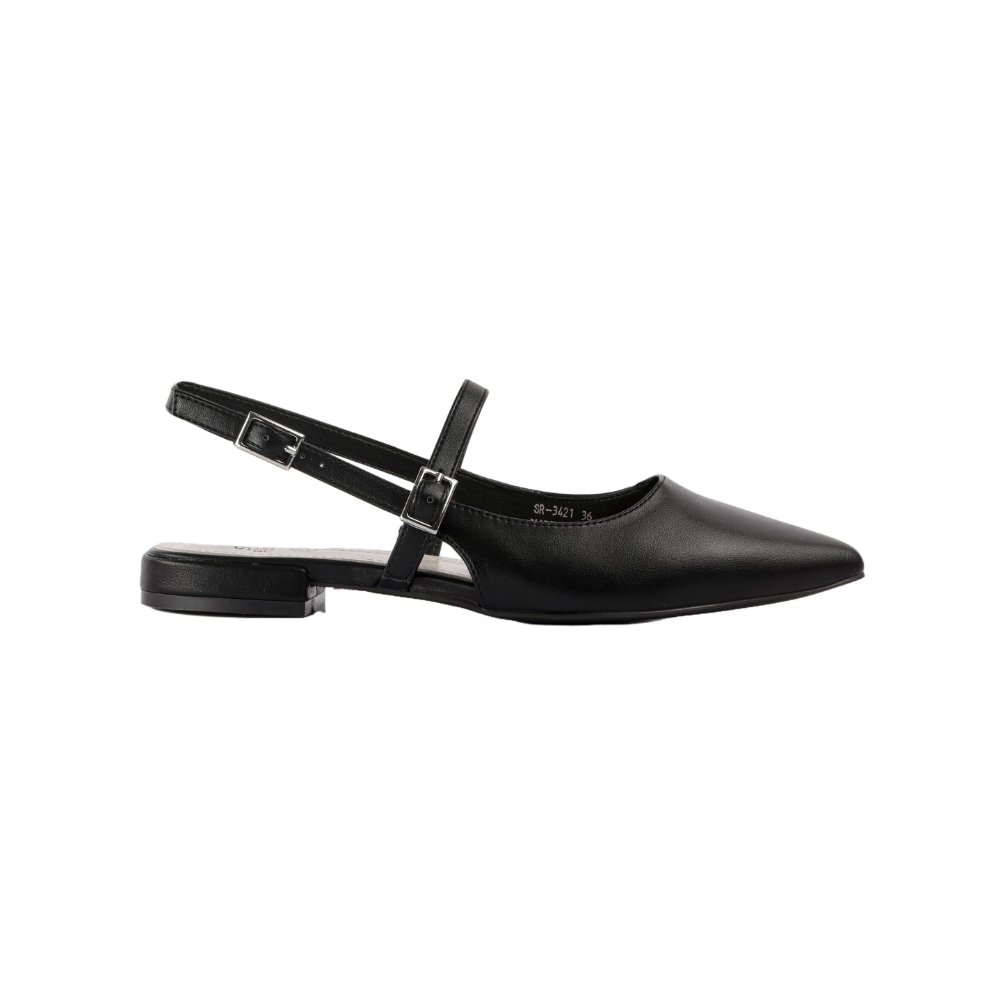 Double Buckle Slingback Shoes
