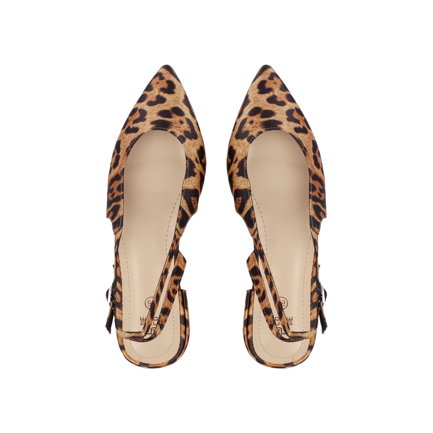 Double Buckle Slingback Shoes
