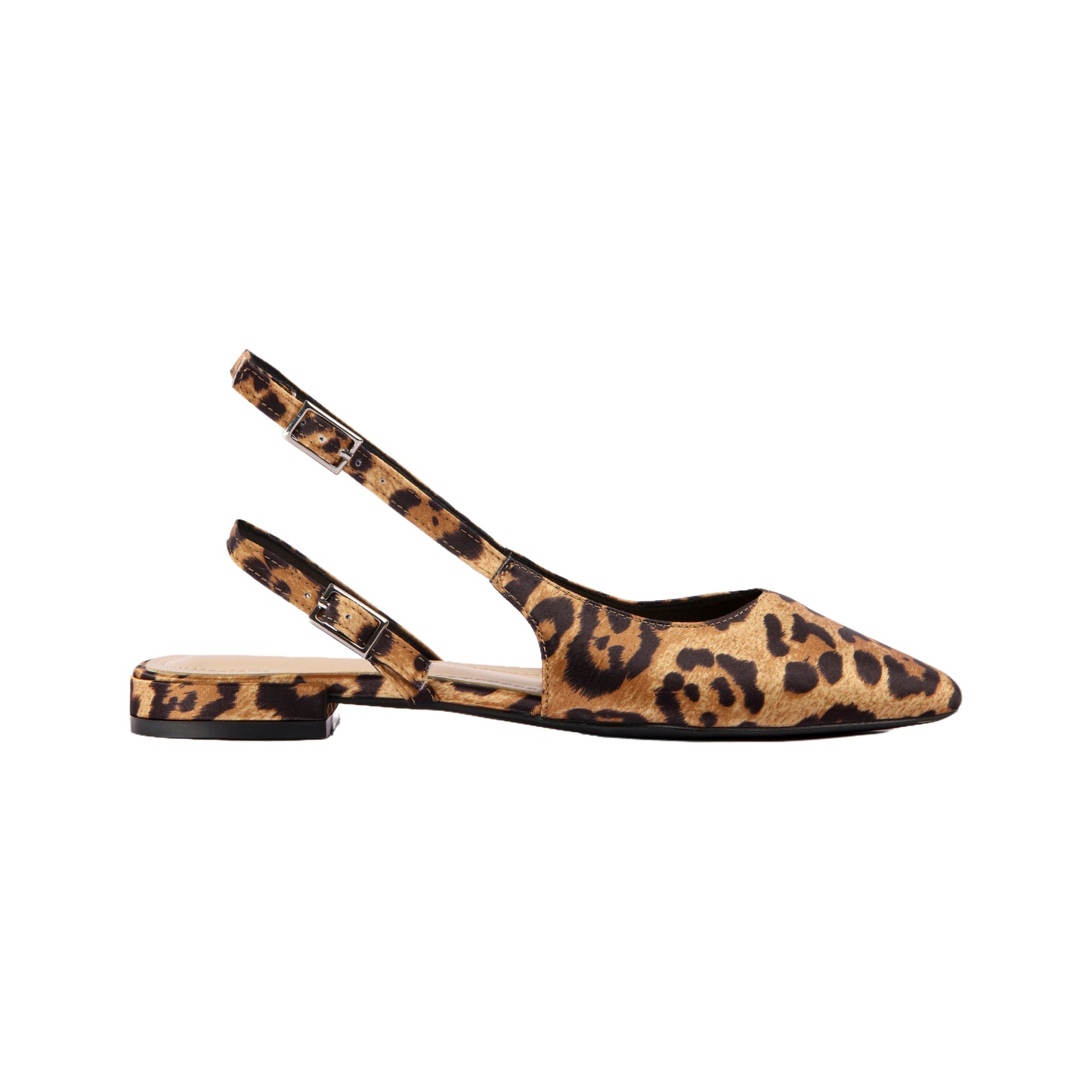 Double Buckle Slingback Shoes